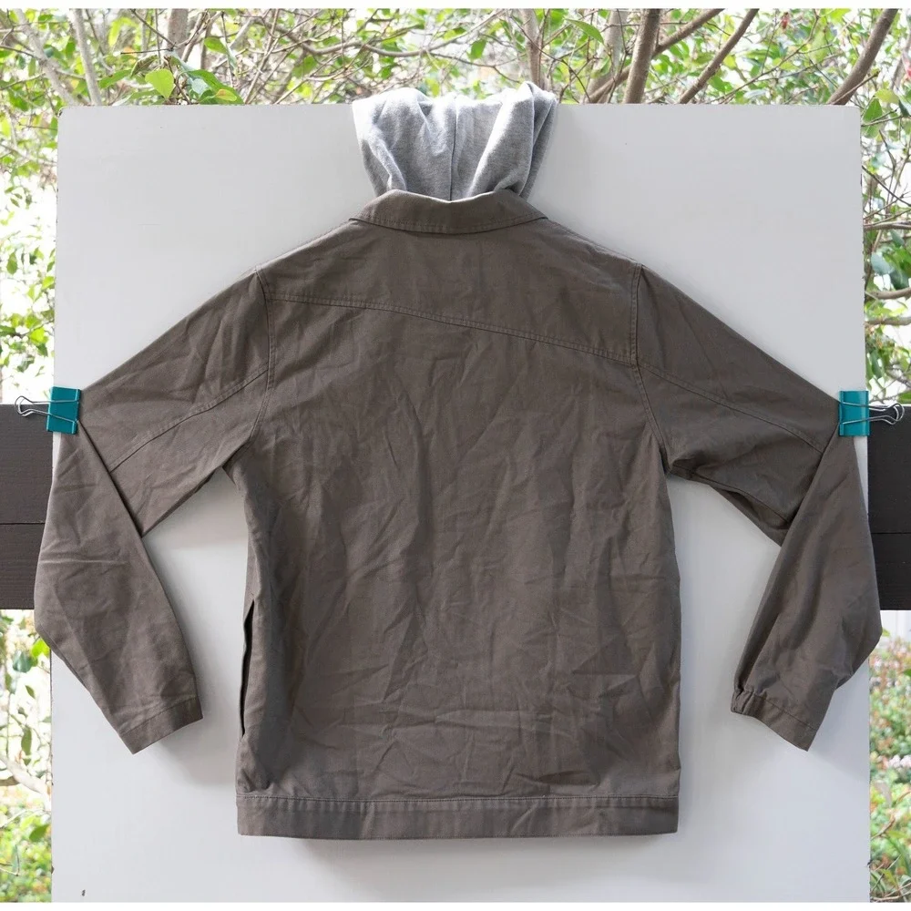 Volcom Rexton Men's Jacket Zip‎ Up Hoodie Grey Size S